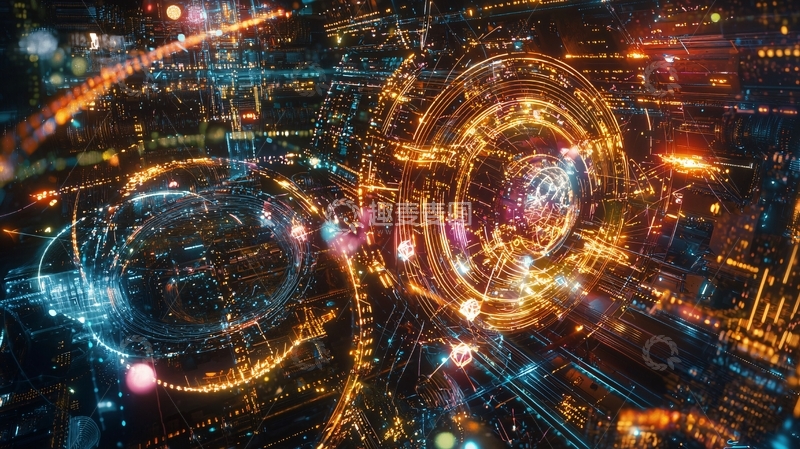 高清大图下载【趣麦麦图】未来科技感城市