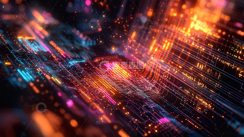 高清大图下载【趣麦麦图】抽象科技感