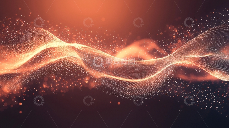 高清大图下载【趣麦麦图】光影粒子流