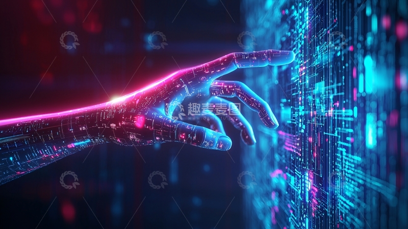 高清大图下载【趣麦麦图】科技感