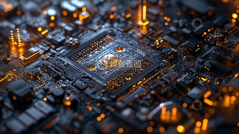 高清大图下载【趣麦麦图】电路板特写