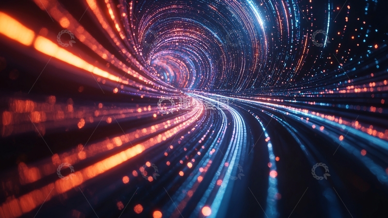 高清大图下载【趣麦麦图】光线隧道