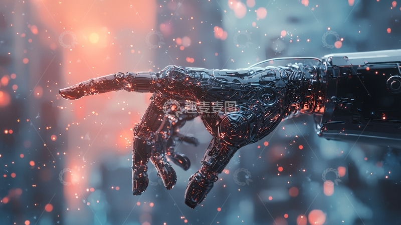 高清大图下载【趣麦麦图】机械手臂