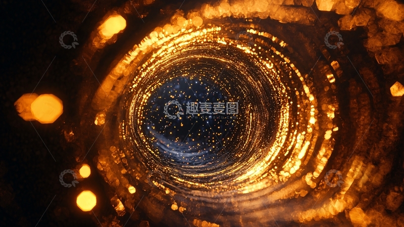 高清大图下载【趣麦麦图】旋转光圈