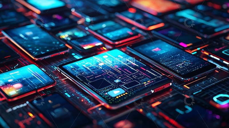 高清大图下载【趣麦麦图】科技感十足的电子设备