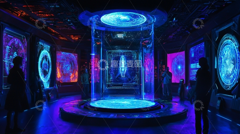高清大图下载【趣麦麦图】未来科技感场景