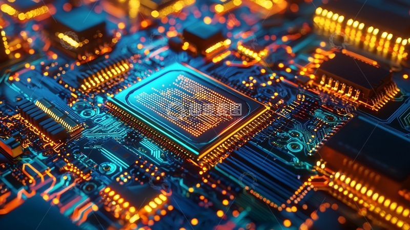 高清大图下载【趣麦麦图】电路板特写