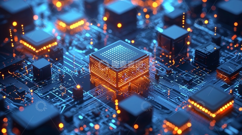 高清大图下载【趣麦麦图】芯片特写