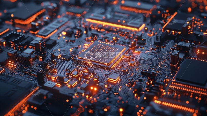 高清大图下载【趣麦麦图】电路板特写