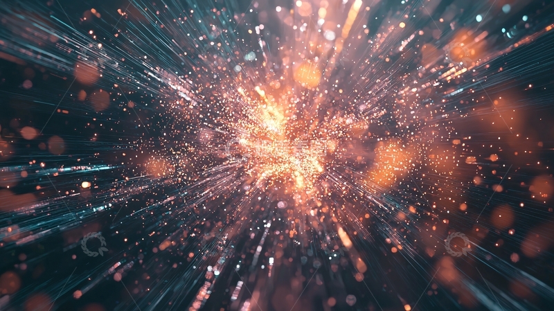 高清大图下载【趣麦麦图】光线爆裂