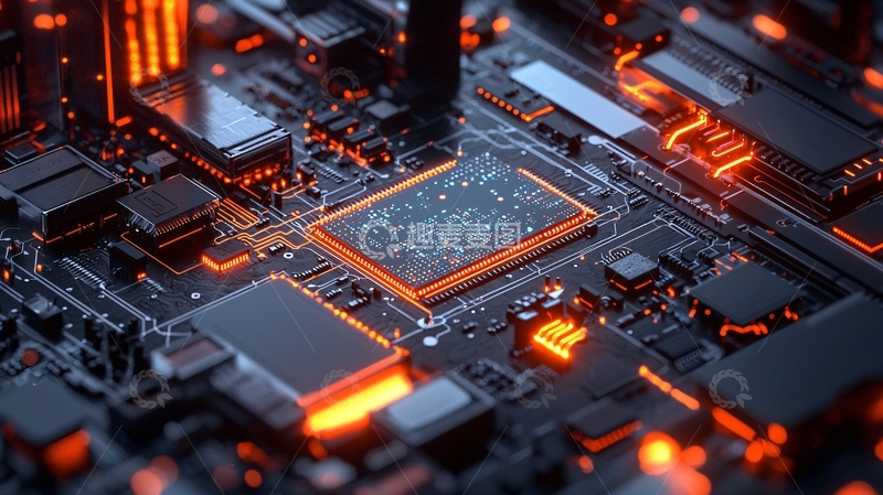 高清大图下载【趣麦麦图】电路板特写