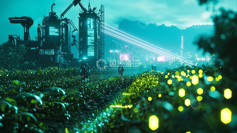 高清大图下载【趣麦麦图】未来科技农场
