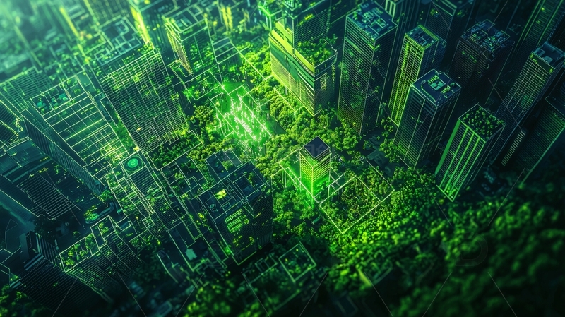 高清大图下载【趣麦麦图】绿色城市