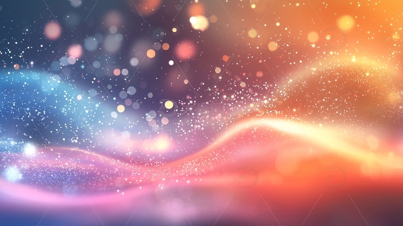 光影粒子梦幻背景