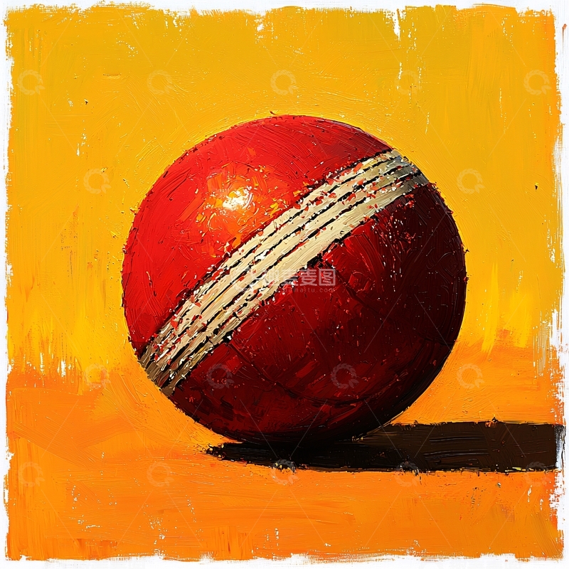 高清大图下载【趣麦麦图】红色板球