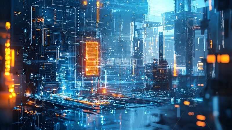 高清大图下载【趣麦麦图】未来都市