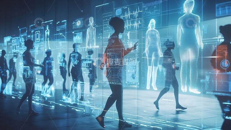 高清大图下载【趣麦麦图】未来科技感城市街道