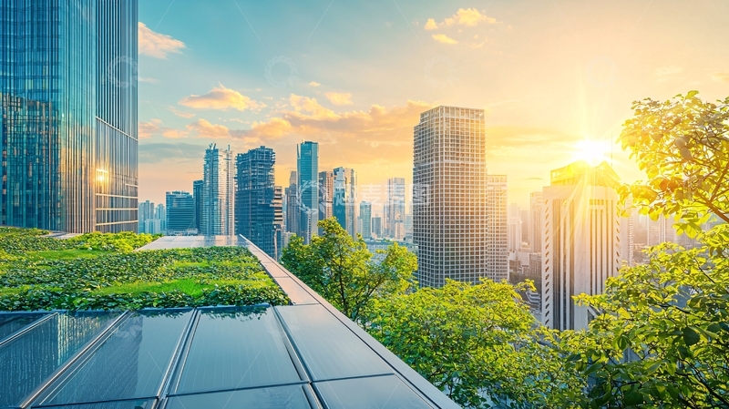 高清大图下载【趣麦麦图】绿色城市