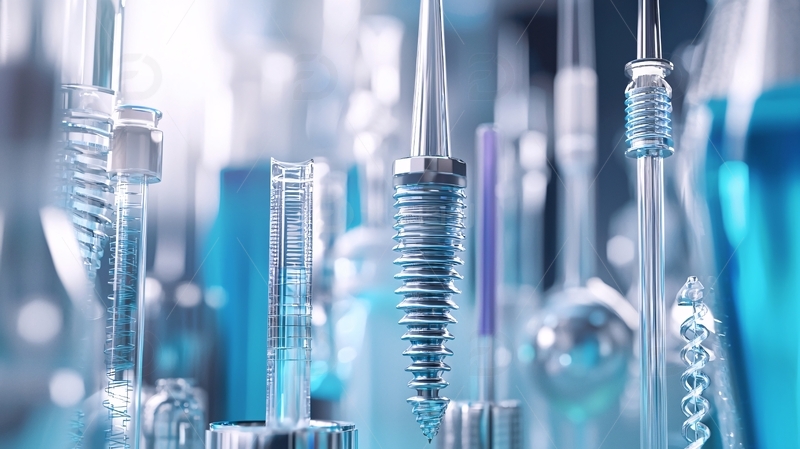 高清大图下载【趣麦麦图】蓝色科技感医疗器械