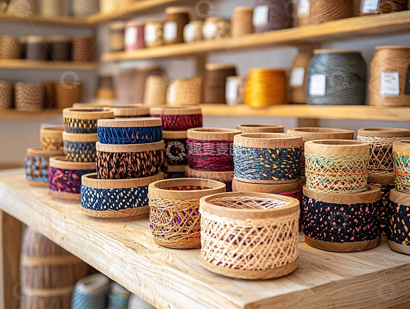 高清大图下载【趣麦麦图】手工编织收纳盒