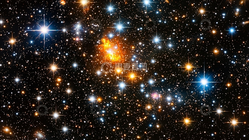高清大图下载【趣麦麦图】星光灿烂的宇宙星团