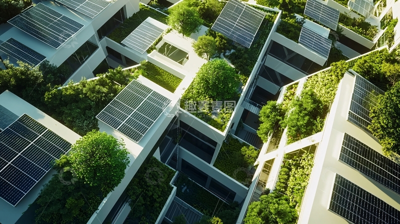 高清大图下载【趣麦麦图】绿色环保建筑