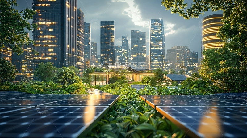 高清大图下载【趣麦麦图】绿色城市