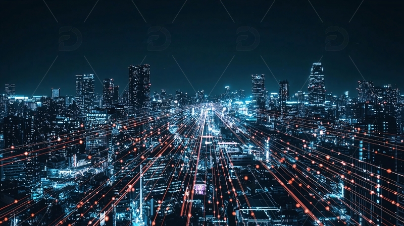 高清大图下载【趣麦麦图】夜景城市