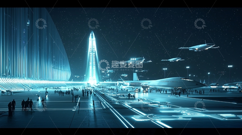 高清大图下载【趣麦麦图】未来科技城市58
