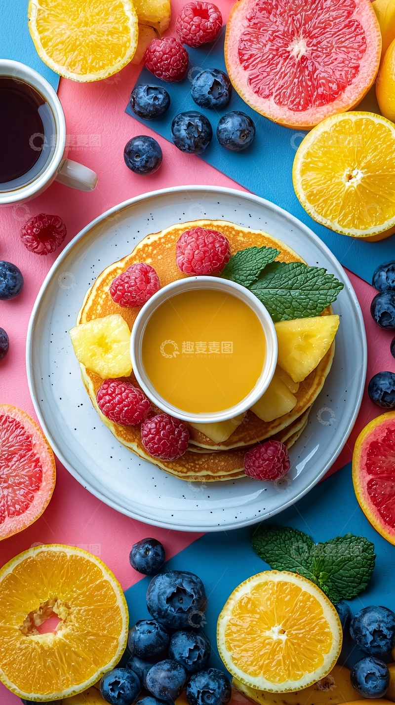 高清大图下载【趣麦麦图】美味的早餐