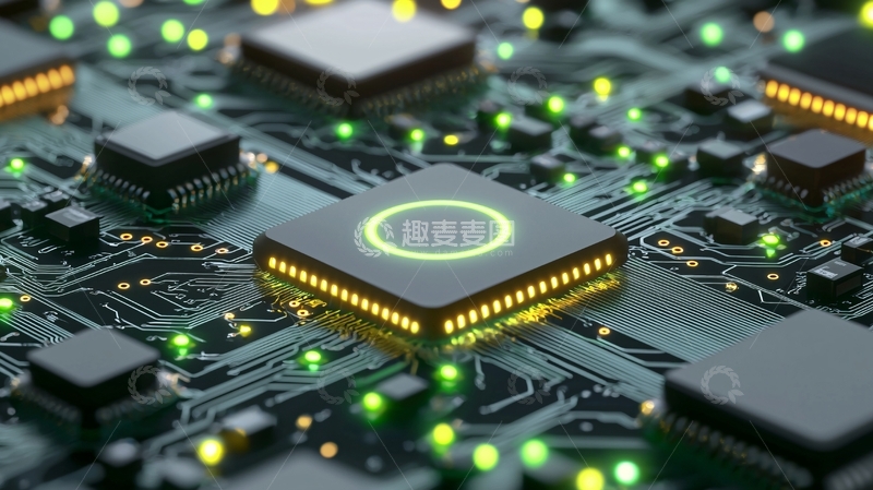 高清大图下载【趣麦麦图】电路板特写