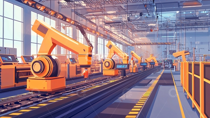 高清大图下载【趣麦麦图】智能工厂