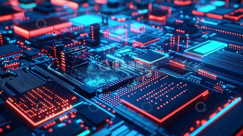 高清大图下载【趣麦麦图】科技感电路板