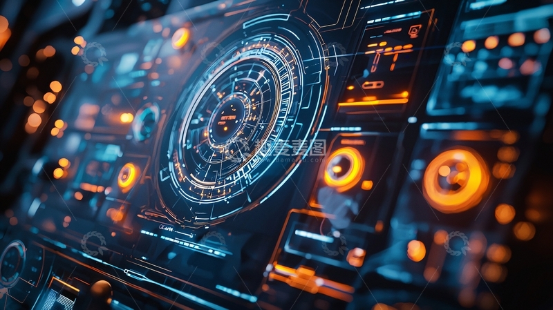 高清大图下载【趣麦麦图】未来科技界面5