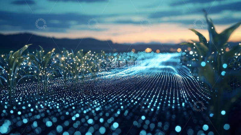 高清大图下载【趣麦麦图】光影斑驳的梦幻田园