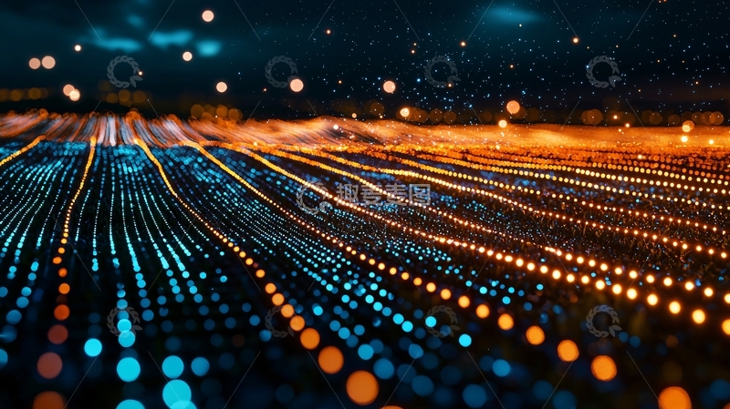 高清大图下载【趣麦麦图】抽象数据流