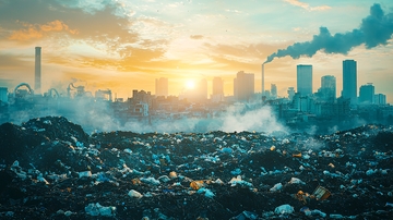 工业城市垃圾污染