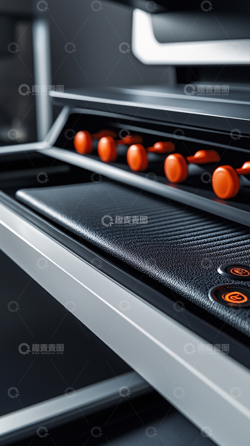 高清大图下载【趣麦麦图】未来感健身器材细节