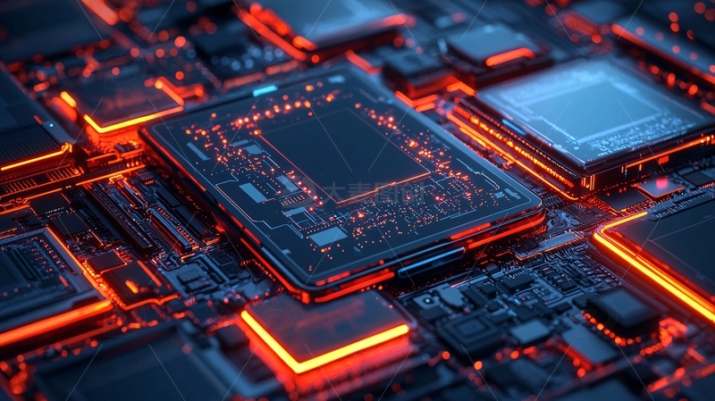 高清大图下载【趣麦麦图】电路板特写