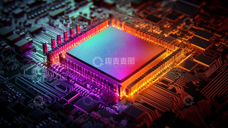 高清大图下载【趣麦麦图】芯片特写