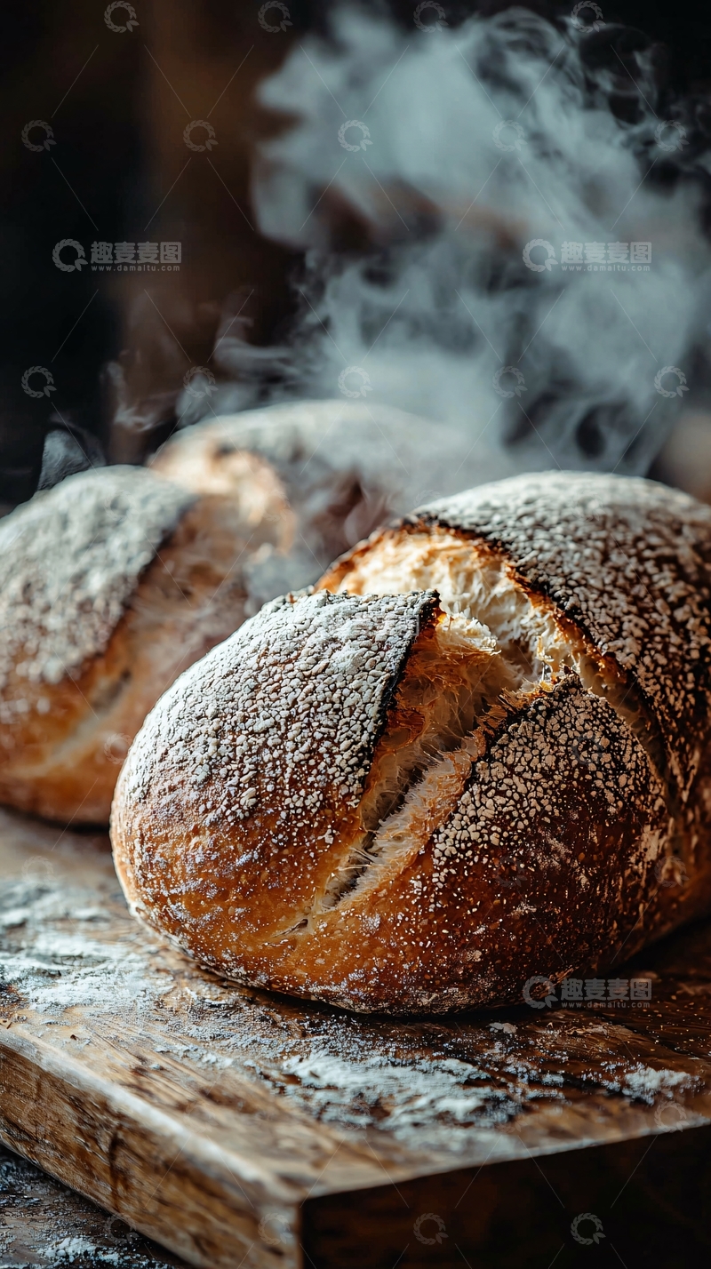 高清大图下载【趣麦麦图】新鲜出炉的面包