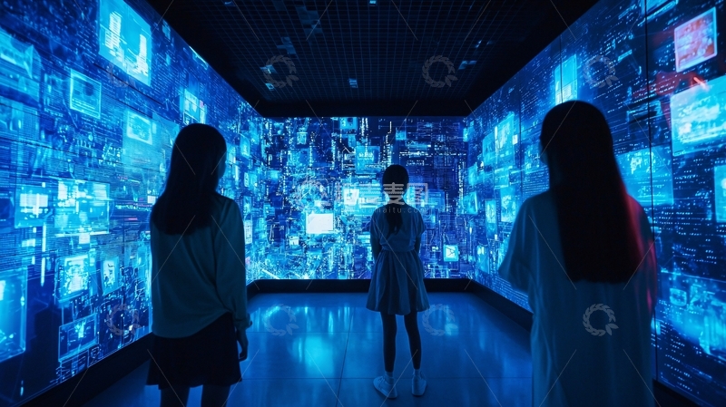 高清大图下载【趣麦麦图】沉浸式数据可视化