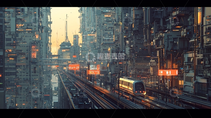 高清大图下载【趣麦麦图】未来城市