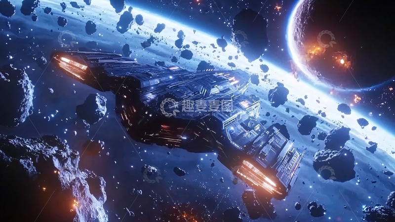 高清大图下载【趣麦麦图】宇宙飞船