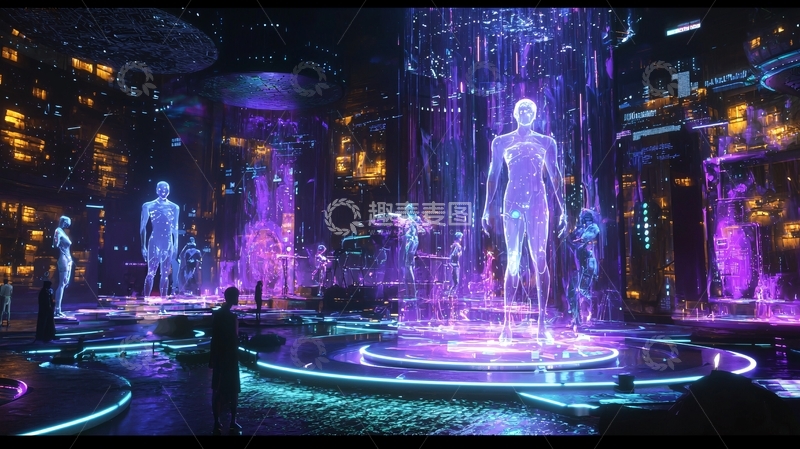 高清大图下载【趣麦麦图】未来科技感场景