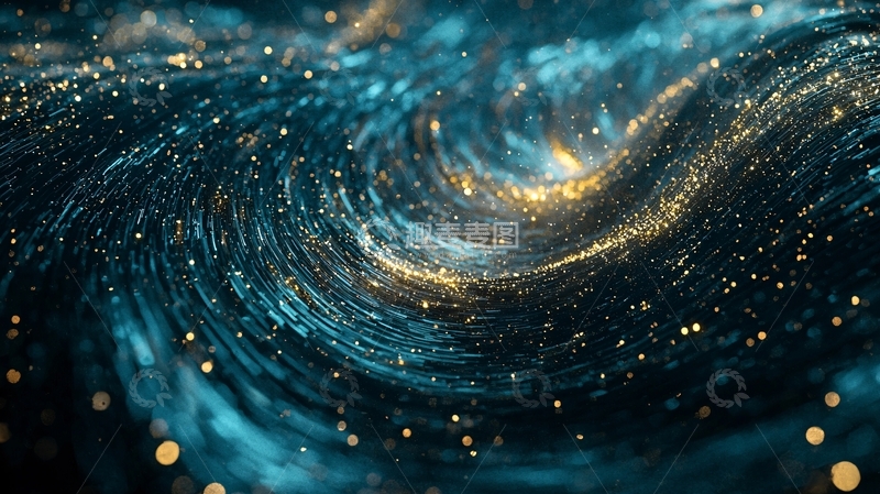 高清大图下载【趣麦麦图】深蓝色宇宙漩涡