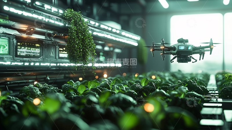 高清大图下载【趣麦麦图】未来科技农业