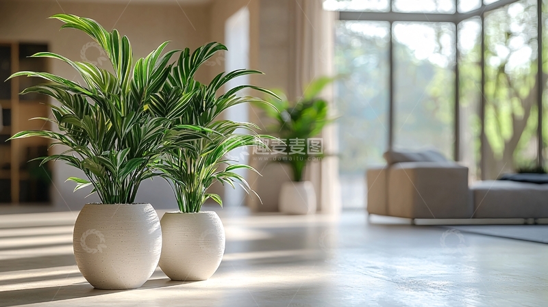 高清大图下载【趣麦麦图】室内盆栽植物特写