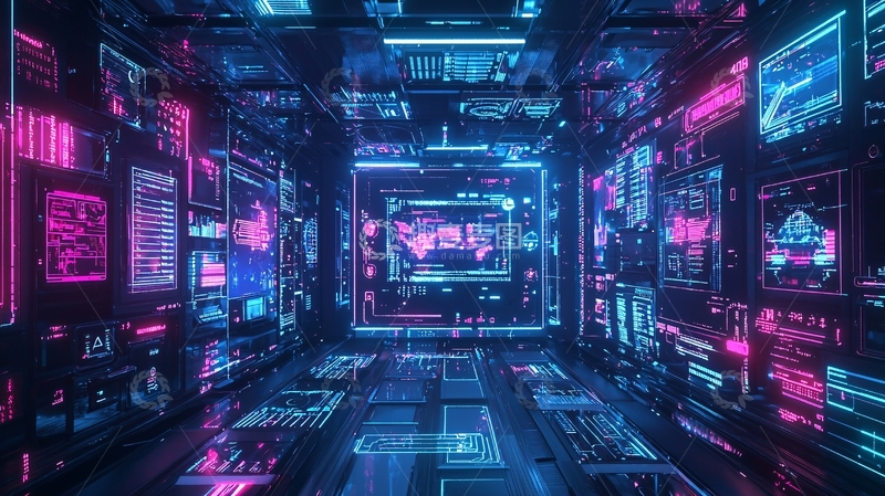 高清大图下载【趣麦麦图】未来科技感空间15