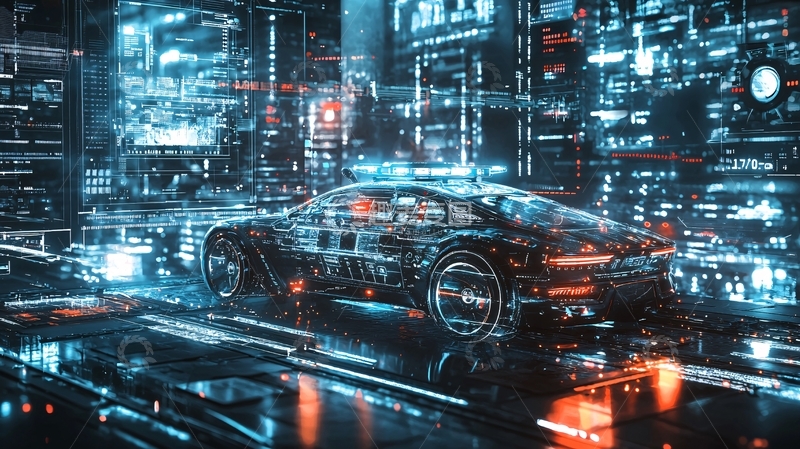 高清大图下载【趣麦麦图】未来科技感汽车